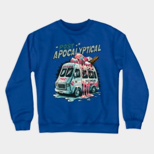 Ice Cream Post Apocalyptic Ice Cream Truck Crewneck Sweatshirt